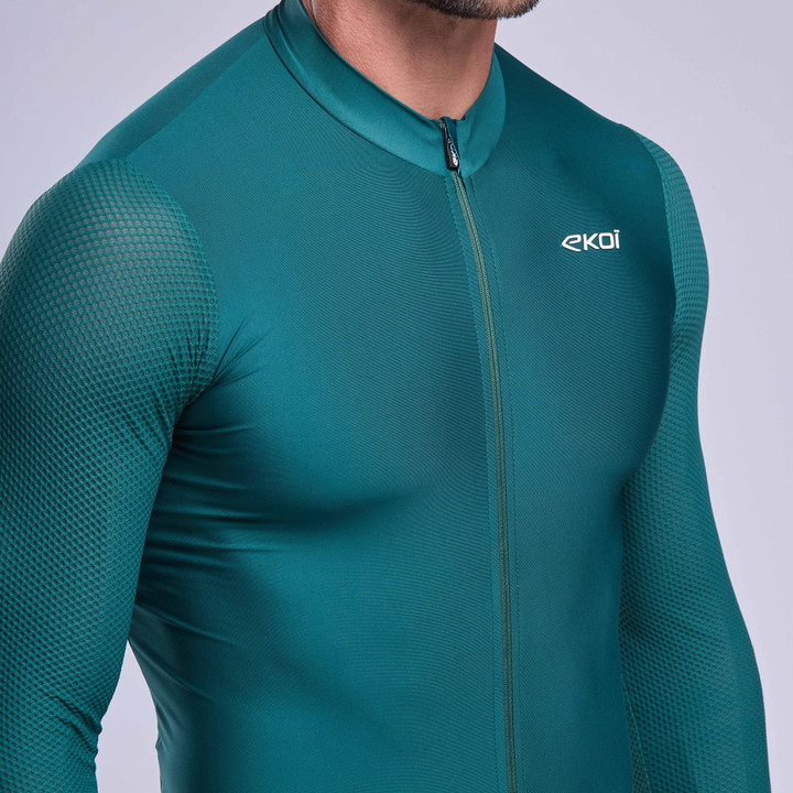Maillot homme mi-saison EKOI Perf PULSE Vert Foret