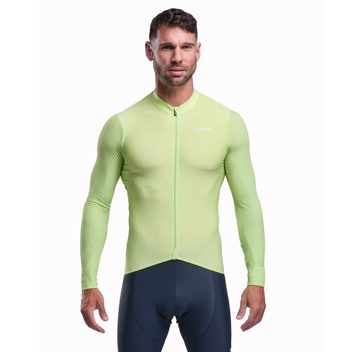 Maillot homme mi-saison EKOI Perf PULSE Lime
