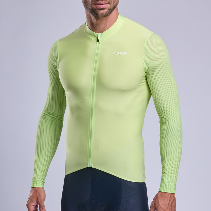 Maillot homme mi-saison EKOI Perf PULSE Lime