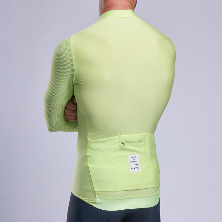Maillot homme mi-saison EKOI Perf PULSE Lime