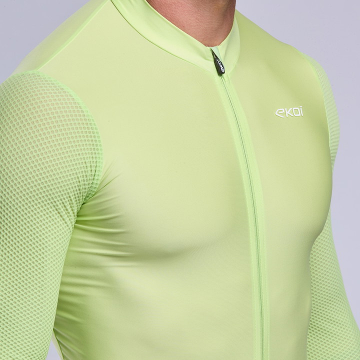 Maillot homme mi-saison EKOI Perf PULSE Lime