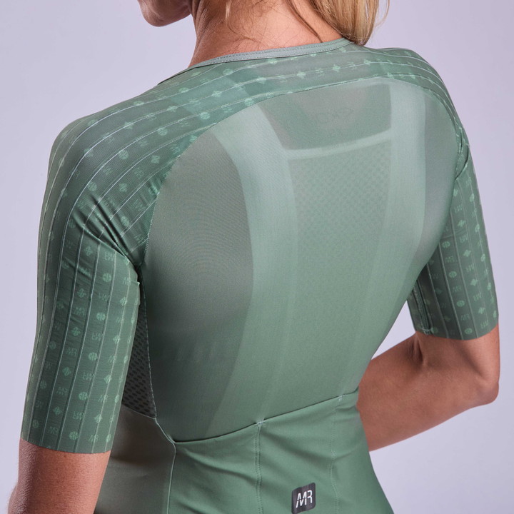 MAILLOT Femme RACING EKOI X MARION ROUSSE OUTLAST VERT