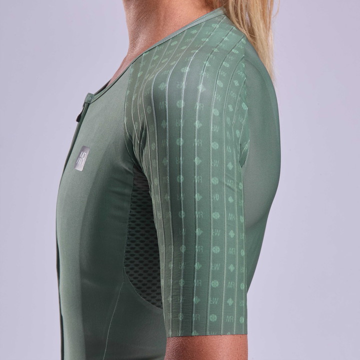 MAILLOT Femme RACING EKOI X MARION ROUSSE OUTLAST VERT