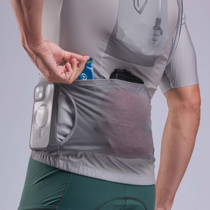 Maillot ultra distance EKOI CARGO HYDRA 1L Taupe