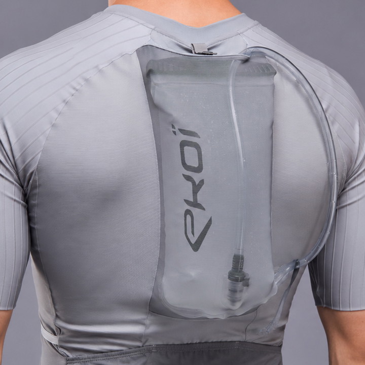 Maillot ultra distance EKOI CARGO HYDRA 1L Taupe