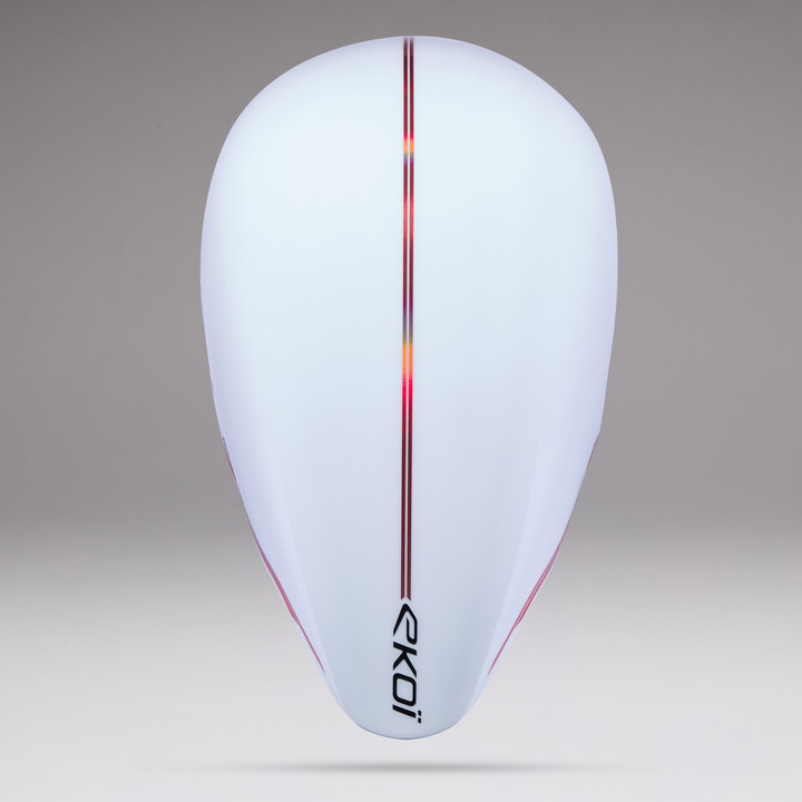 Casque EKOI Racing PURE AERO LTD LINE Cat2 Blanc Holo Rouge