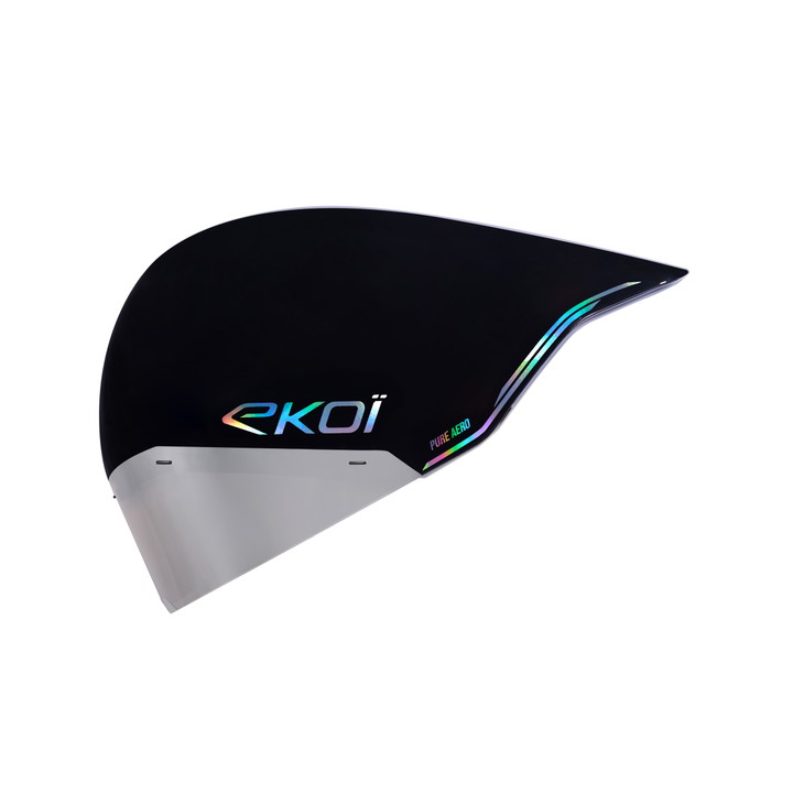 Casque EKOI Racing PURE AERO LTD LINE Cat2 Noir Holo Silver