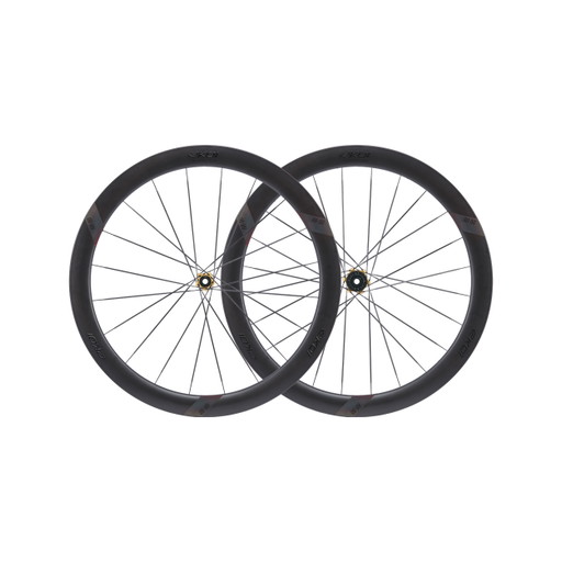 Hjulsæt EKOI RR-50 AEROLIGHT CARBON BLACK LTD med SHIMANO-nav Guld