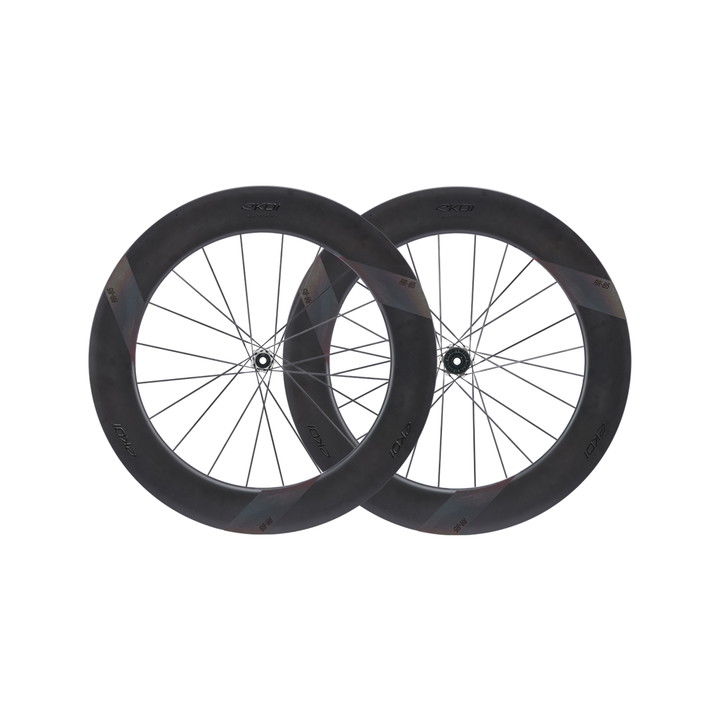 Paire de Roues EKOI Racing RR-50 AEROLIGHT CARBON GOLD LTD moyeu gold SRAM