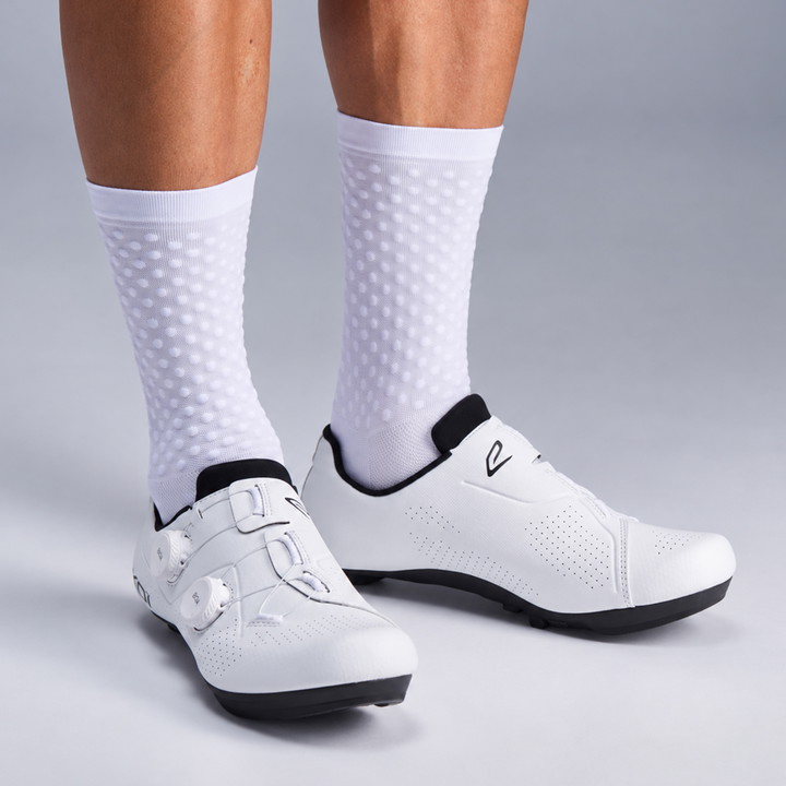 Chaussettes EKOI Perf  AERO FASTER LINE  18 cm Blanches