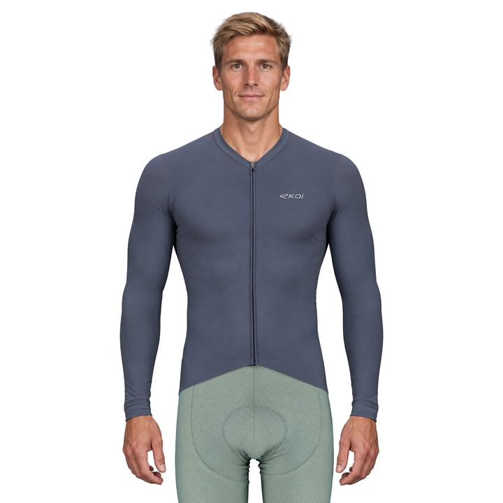 MAILLOT MANCHES LONGUES EKOI RACING SUPERSOFT   ACIER