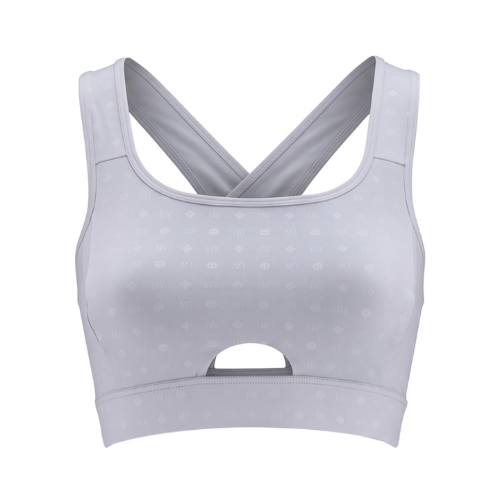 Brassière femme Maintien Modéré EKOI Racing x MARION ROUSSE Silver
