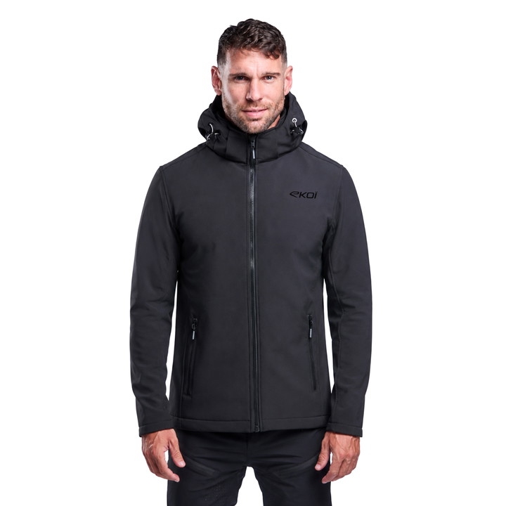 Veste thermique hydrofuge EKOI Perf SOFTSHELL Noir