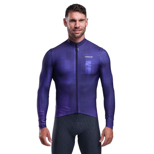 Maillot manches longues EKOI Perf CLIMB Violet