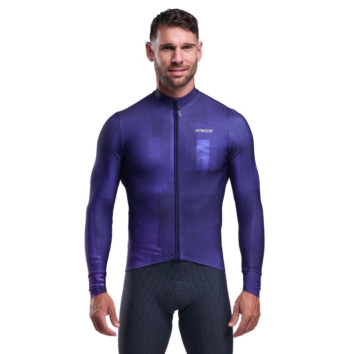 Maillot manches longues EKOI Perf CLIMB Violet