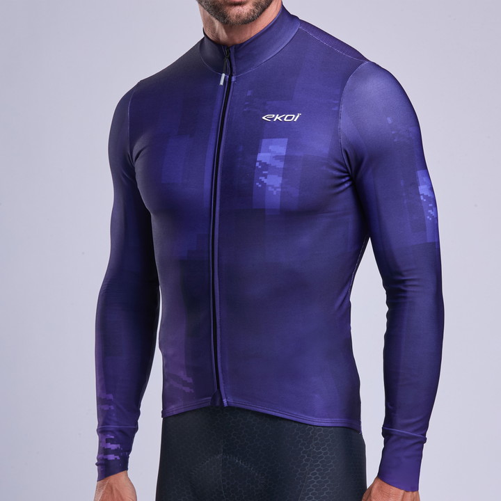 Maillot manches longues EKOI Perf CLIMB Violet