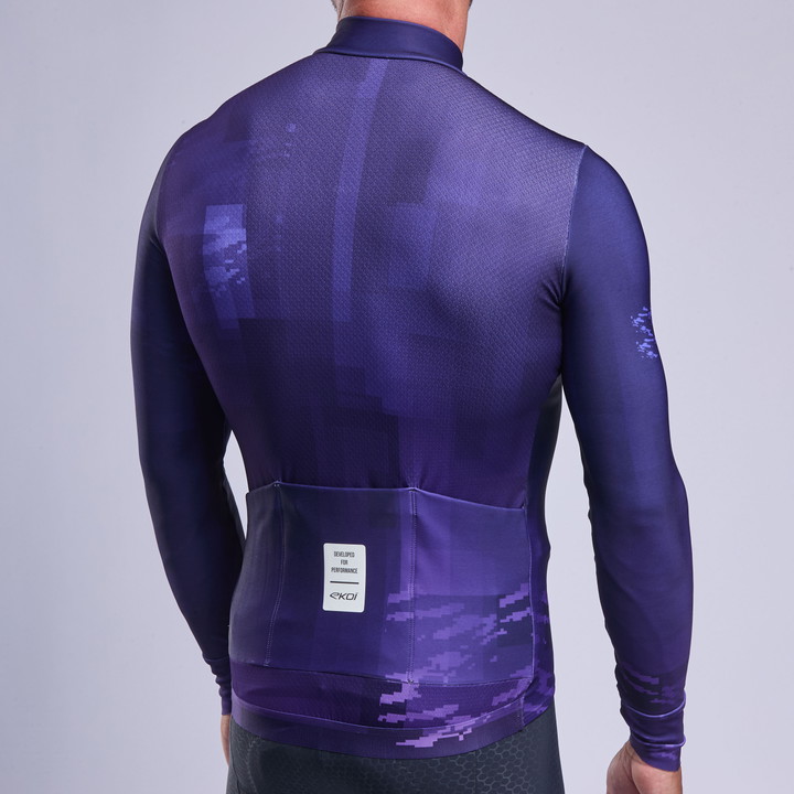 Maillot manches longues EKOI Perf CLIMB Violet