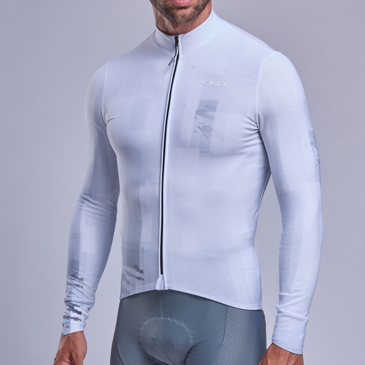 MAILLOT MANCHES LONGUES EKOI PERF CLIMB BLANC