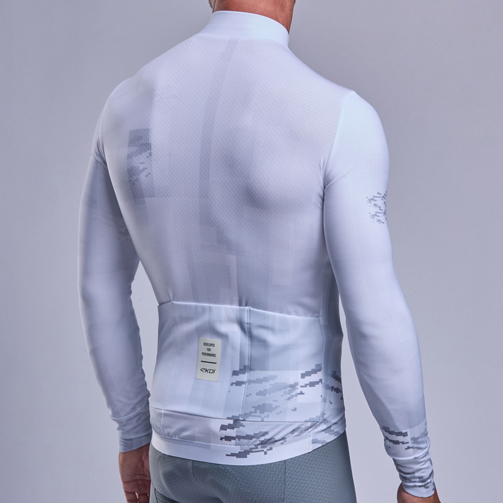 MAILLOT MANCHES LONGUES EKOI PERF CLIMB BLANC