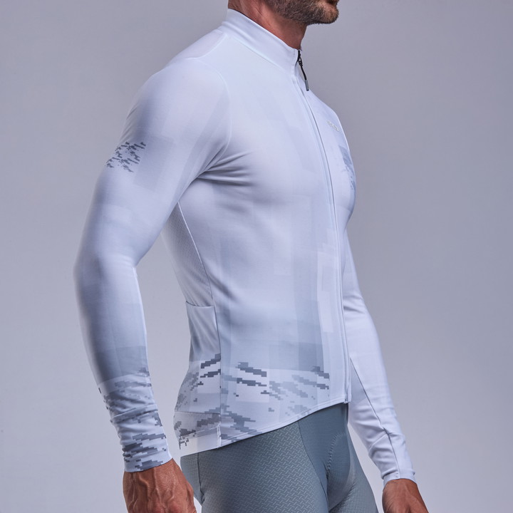 MAILLOT MANCHES LONGUES EKOI PERF CLIMB BLANC