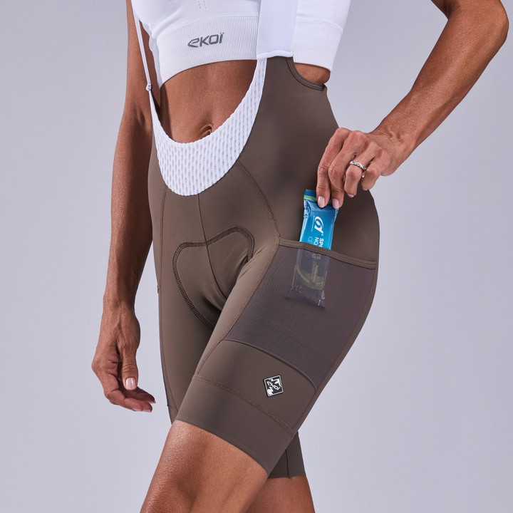 Cuissard femme EKOI Perf CARGO Chocolat