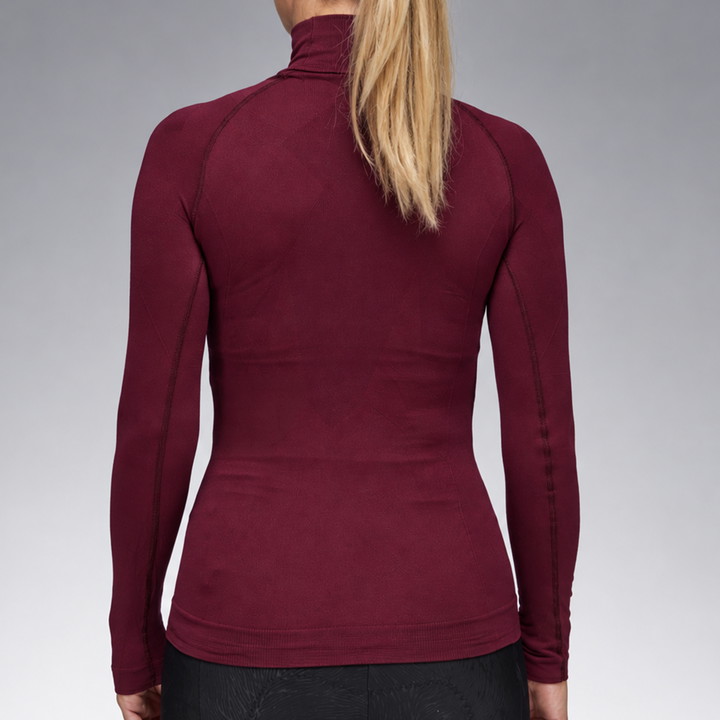 Sous maillot femme hiver EKOI PERF THERMO Bordeaux