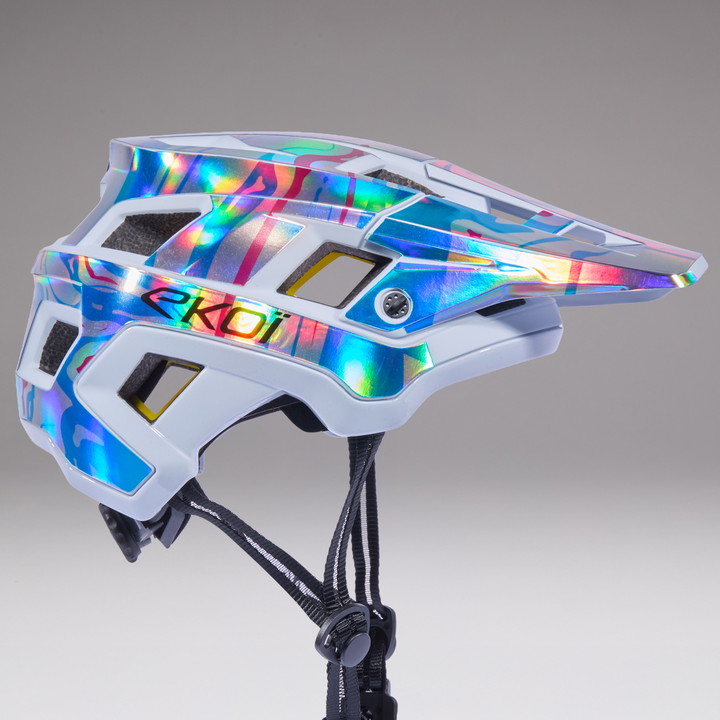 Casque EKOI Perf ENDURO FOREST MIPS LTD Waves Blanc