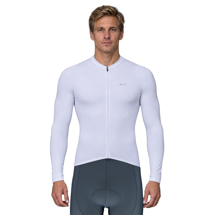 MAILLOT MANCHES LONGUES EKOI RACING SUPERSOFT  BLANC