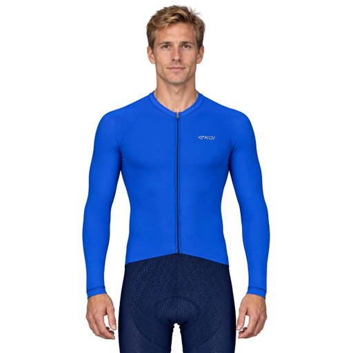 SUPERSOFT long-sleeve jersey EKOI Racing royal blue