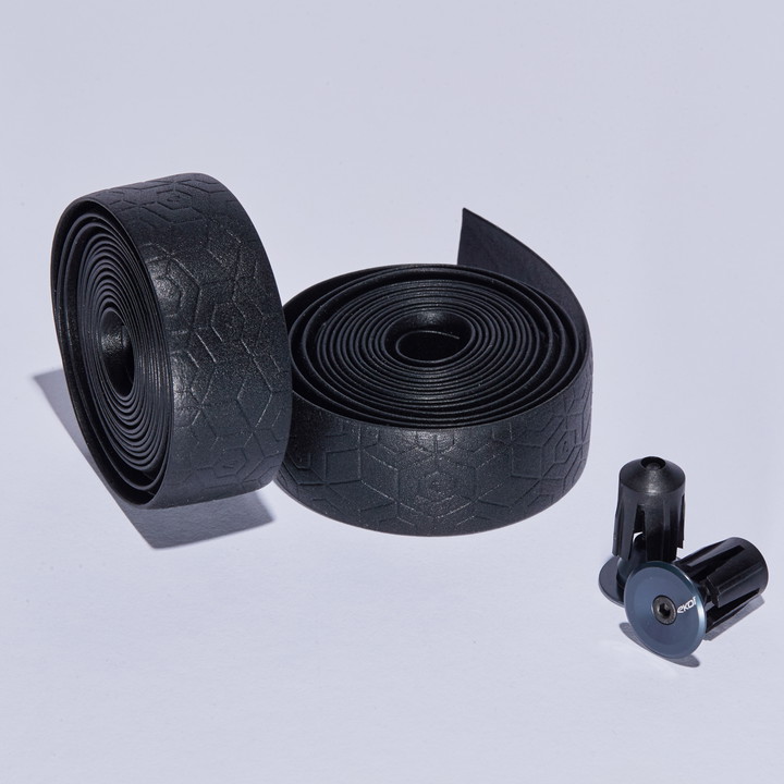 Omotávka řídítek EKOI EASY TAPE SILICONE HEXA 1,8 mm černá
