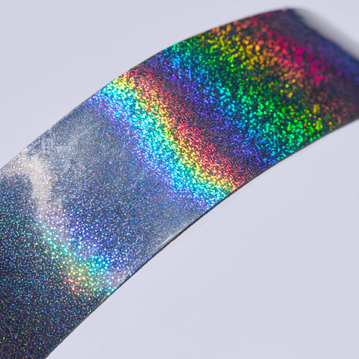 Omotávka řídítek EKOI HOLOGRAPHIC TAPE 3 mm Stříbrná