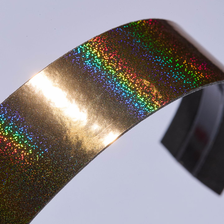 Omotávka řídítek EKOI HOLOGRAPHIC TAPE 3 mm Zlatá