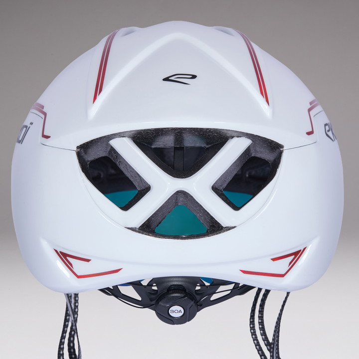 Casque EKOI Perf AERO16 LTD LINE Blanc Holo rouge