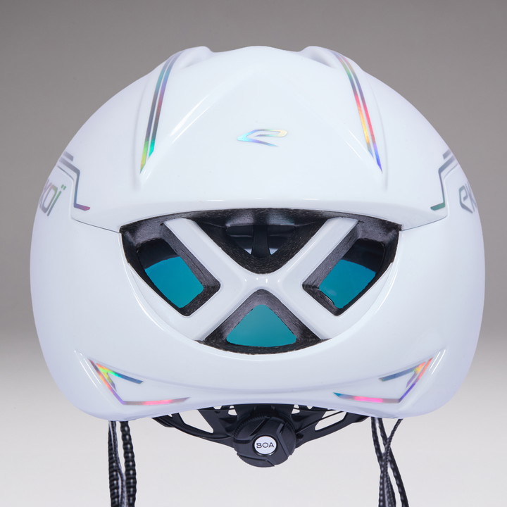 Casque EKOI Perf AERO16 LTD LINE Blanc Holo silver
