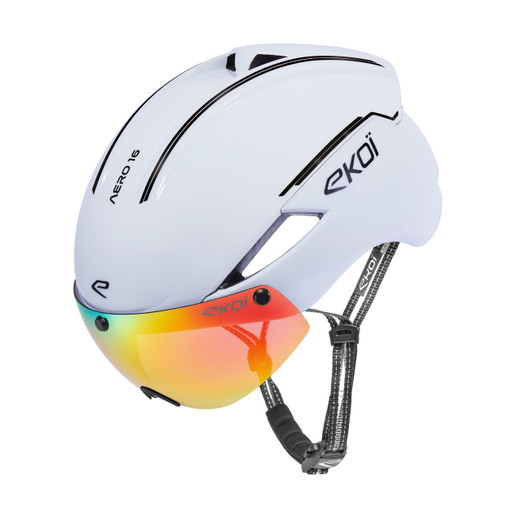 EKOI Perf AERO16 LTD LINE Helm Weiß Schwarz