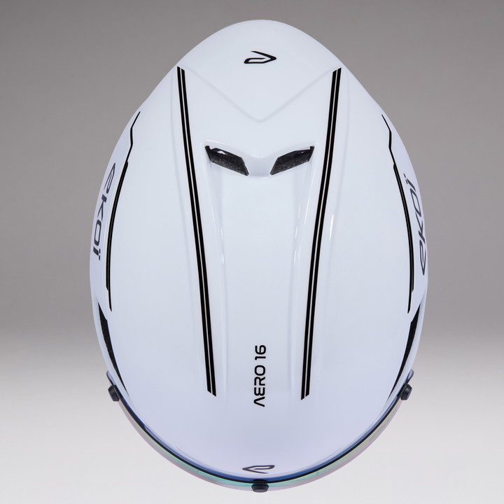 Casque EKOI Perf AERO16 LTD LINE Blanc Carbone
