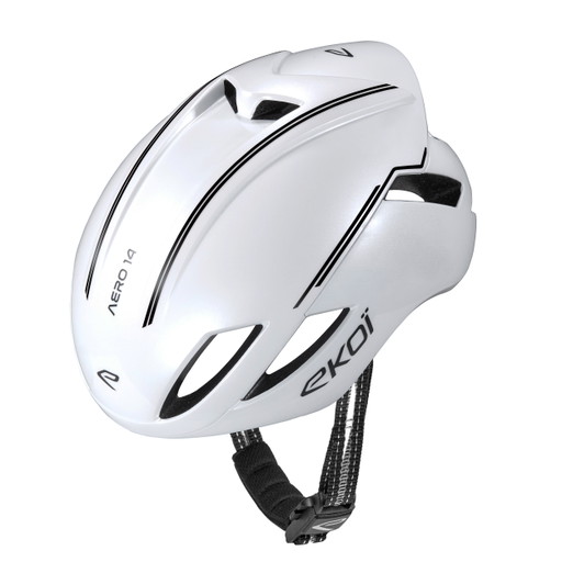 AERO14 ltd LINE EKOI Perf Helmet White Full Black