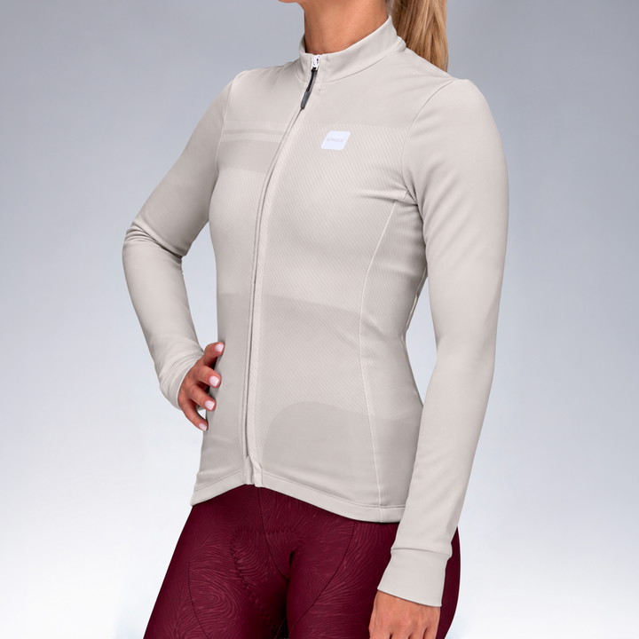 Maillot mujer de manga larga EKOI PERF STREAMLINE Cappuccino