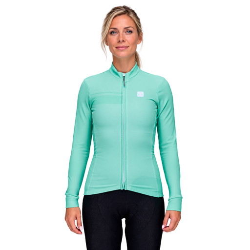 Women's long-sleeve jersey EKOI PERF STREAMLINE Lagoon