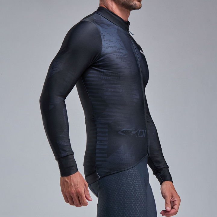MAILLOT MANCHES LONGUES EKOI PERF ELITE NOIR