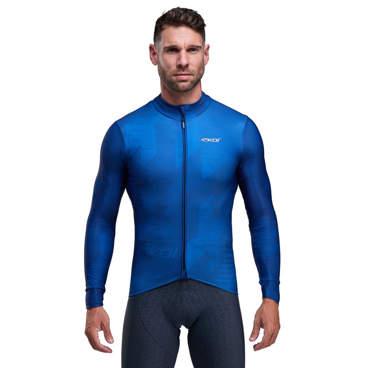 Maillot de manga larga EKOI Perf ELITE Marino