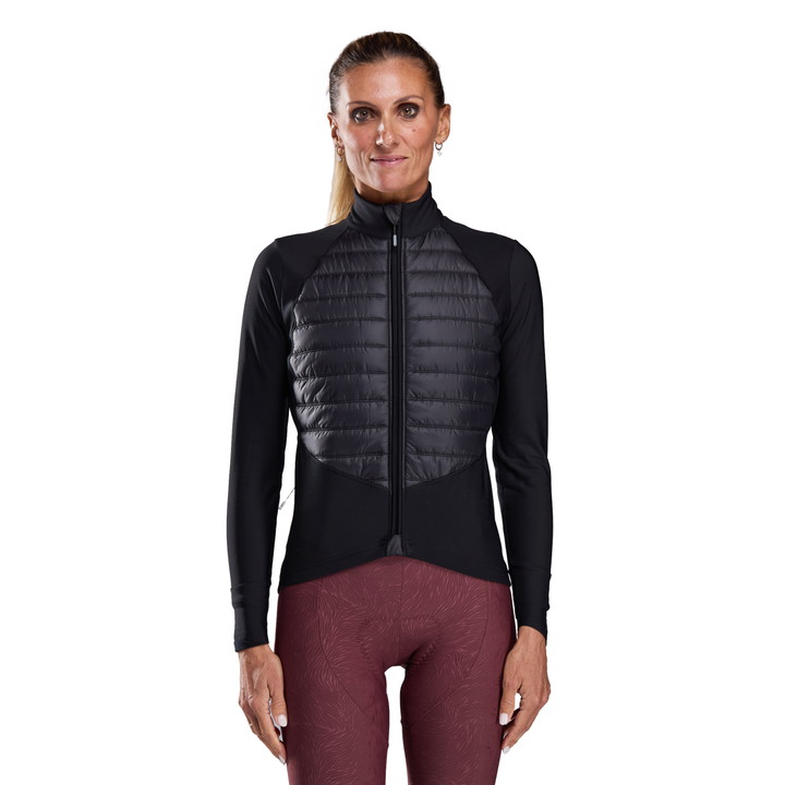 Veste thermique femme EKOI Perf ELEGANCE PRIMALOFT® Noire