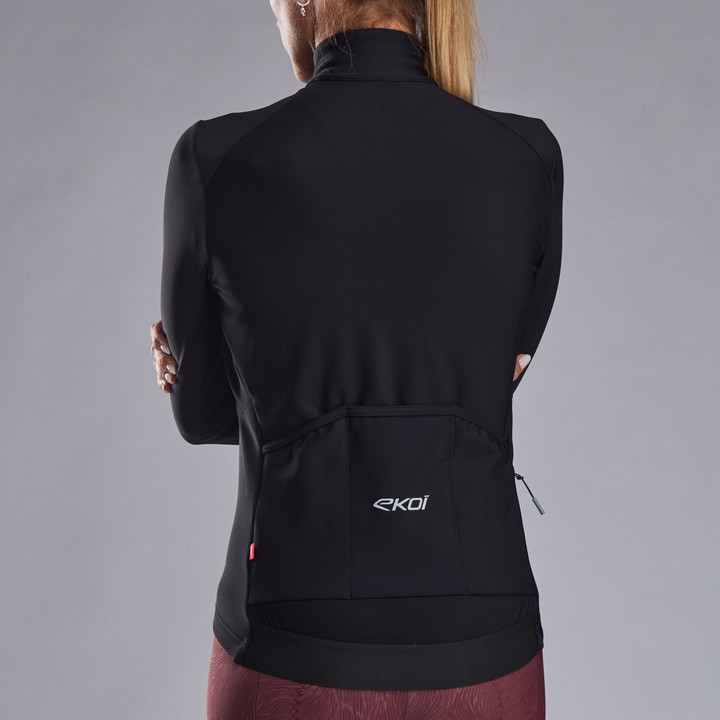 Veste thermique femme EKOI Perf ELEGANCE PRIMALOFT® Noire
