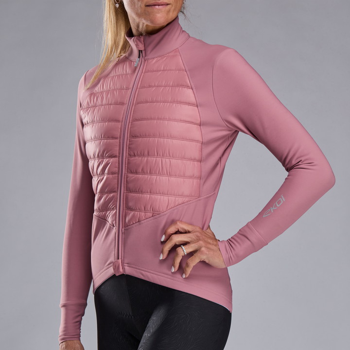 VESTE THERMIQUE Femme EKOI PERF ELEGANCE Rose