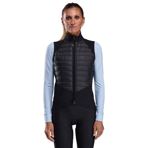 Chaleco térmico mujer EKOI Perf ELEGANCE PRIMALOFT® Negro