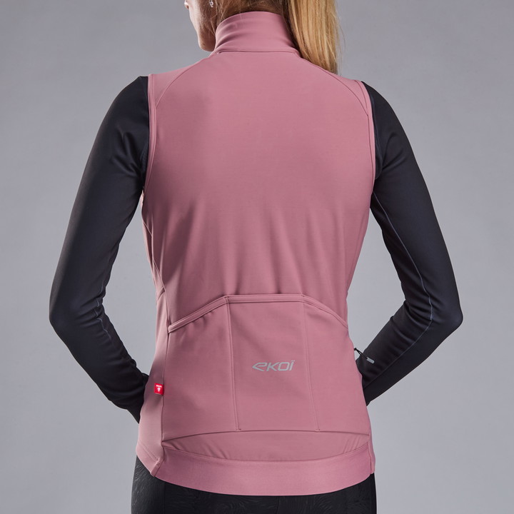 GILET THERMIQUE Femme EKOI PERF ELEGANCE Rose