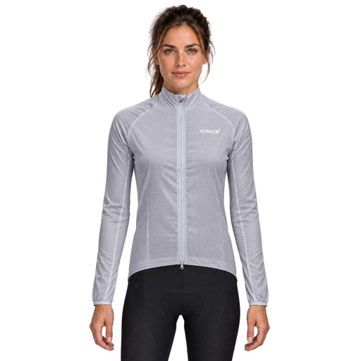 Veste coupe-vent femme EKOI Perf AIRSHELL Gris