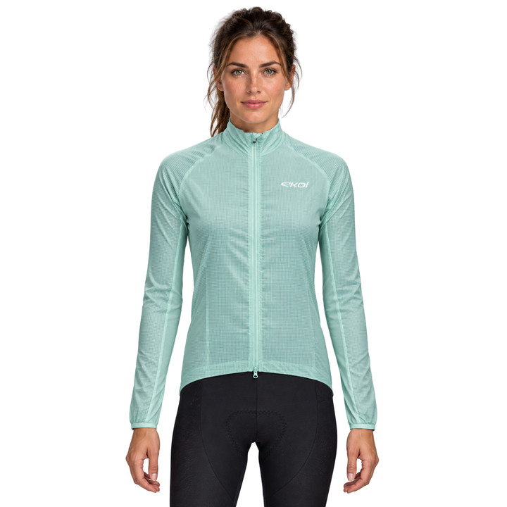 VESTE COUPE-VENT Femme EKOI PERF AIRSHELL Sauge