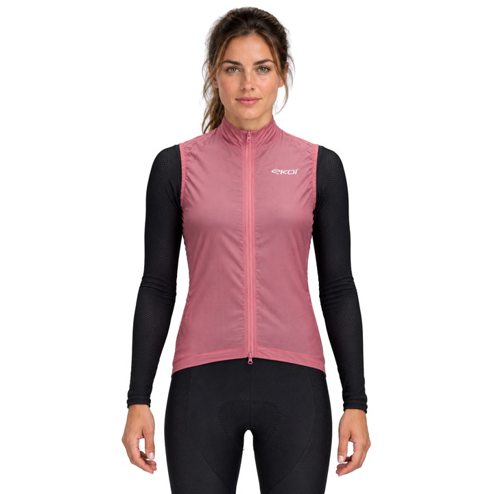 GILET COUPE-VENT Femme EKOI PERF AIRSHELL Vieux Rose