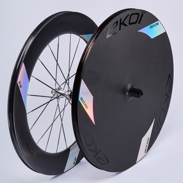 Roue arrière lenticulaire EKOI Racing TT Ultima Fast LTD Holo Silver